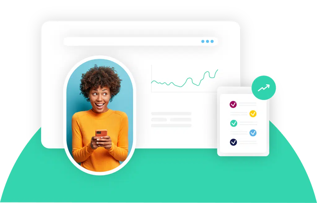 Colaj grafic pagina abonare la newsletter-ul Investimental